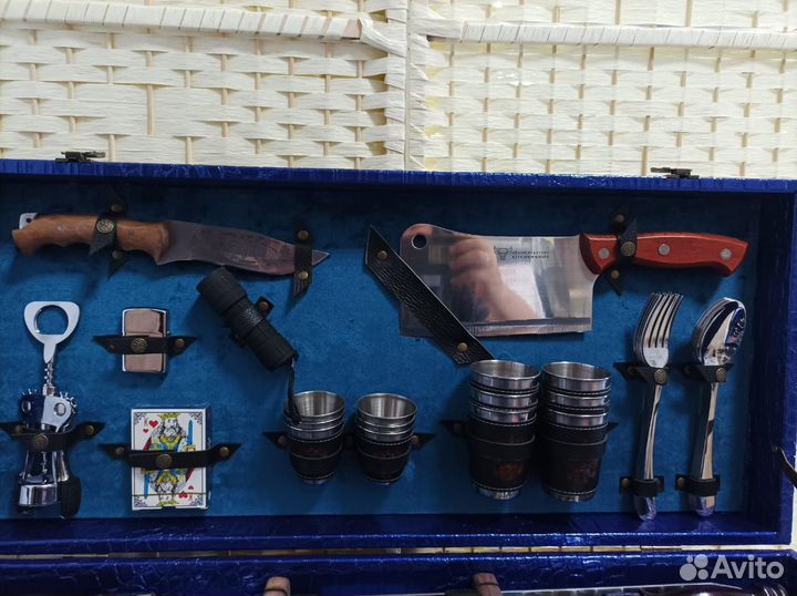 Подарочные шампуры в кейсе