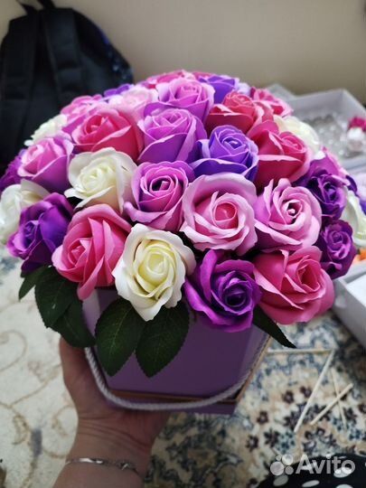 Букет цветов из мыла