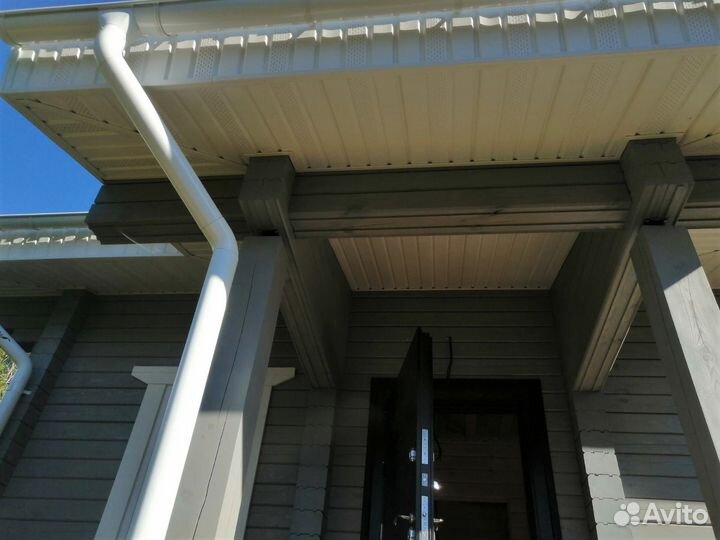 Монтаж снегозадержателей, водосточных систем