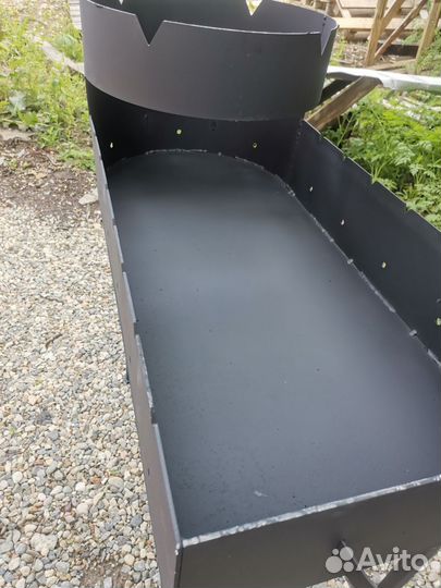 Мангал с местом под казан