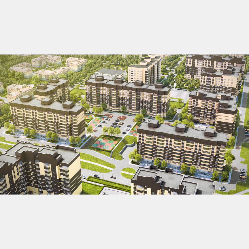 2-к. квартира, 63,1 м², 6/9 эт.