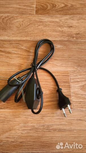 Кабель для солевых ламп (с выключателем и вилкой