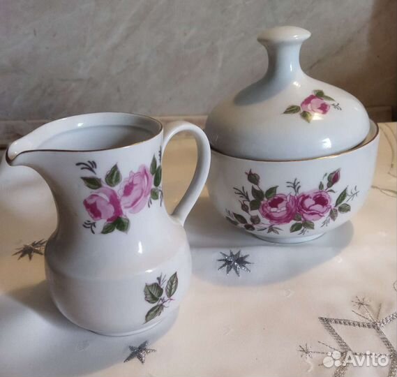 Сахарница и молочник kahla ГДР