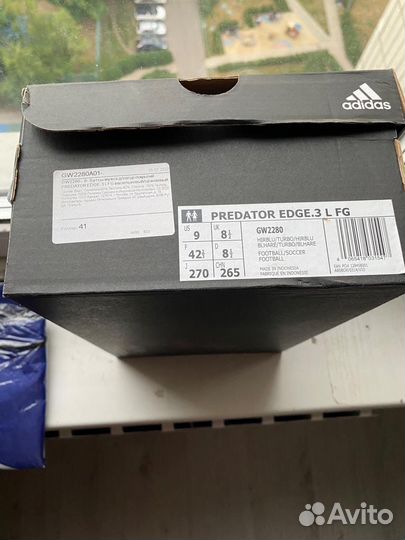 Бутсы Adidas Predator Edge 3 42,5