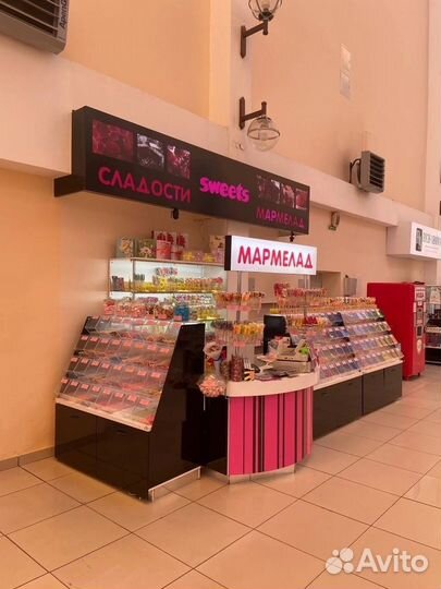 Сеть из 3 магазинов сладостей. Окупаемость 4-6 мес