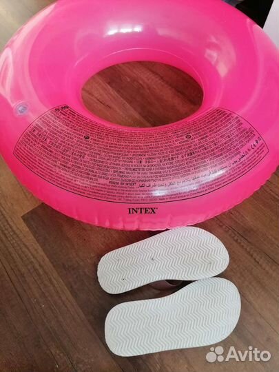 Круг надувной Intex, 76 см, шлепки