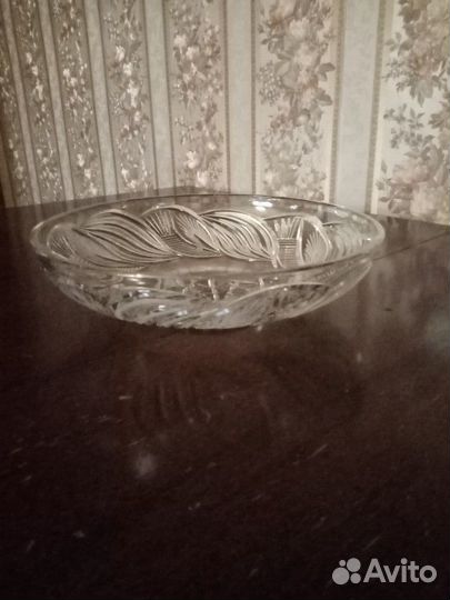 Ваза хрустальная