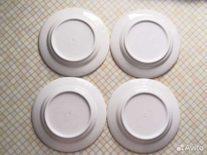 Тарелки СССР 4 шт зик Конаково