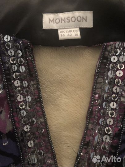 Плаатье вечернее натуральный шелк 48 размер