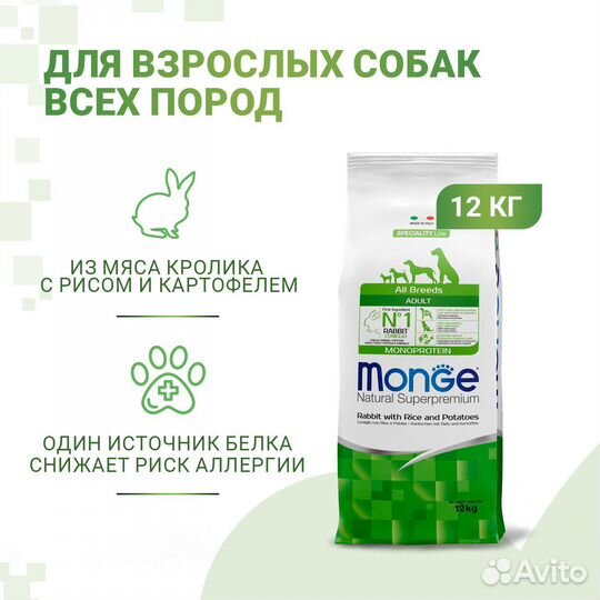 Корм для собак monge