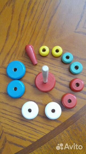 Пирамида игрушка СССР