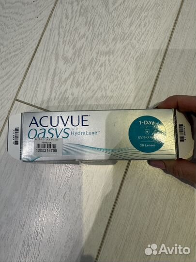 Контактные линзы Акувью -7,5 -6,5