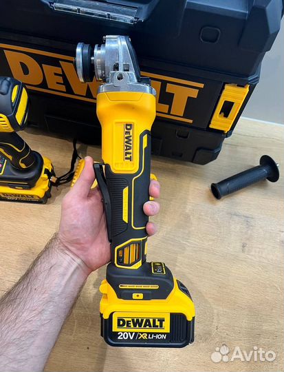 Набор 2в1 Dewalt гайковерт + ушм 5 а/h