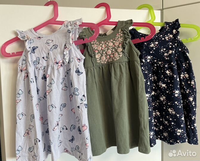 Детская одежда на девочку 9-12 мес