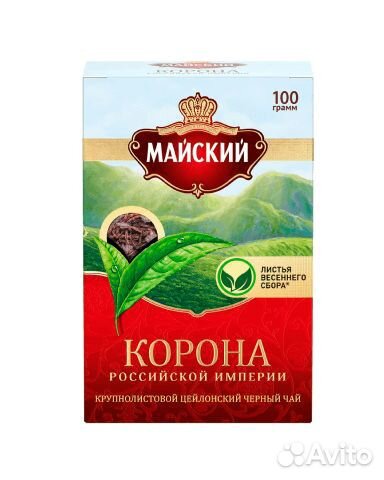 Чай Майский Корона Российской Империи Чёрный 100г