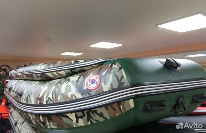 Лодка mishimo family lite DF 370-камуфляж темный