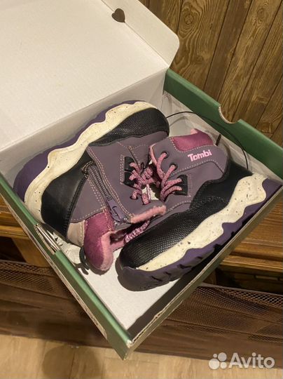Ботинки демисезонные для девочки 25 размер