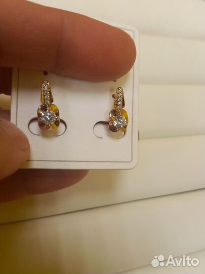 Серьги бижутерия много моделей