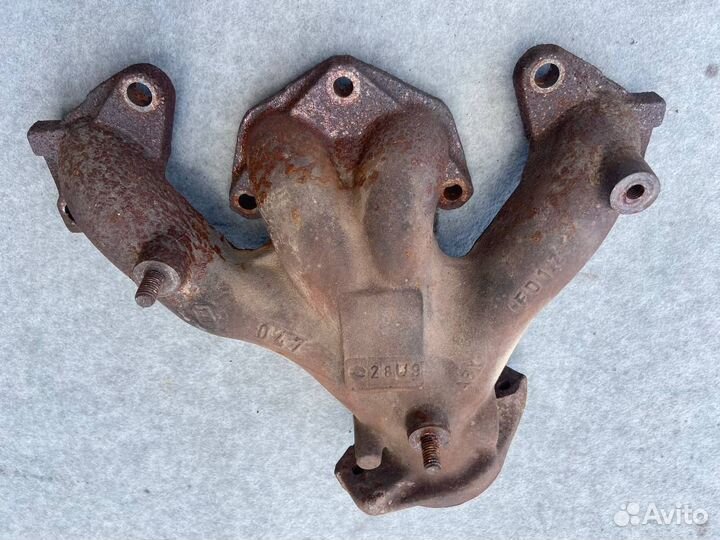 Выпускной коллектор renault logan 1.4