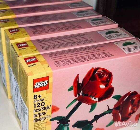 Lego цветы 40460