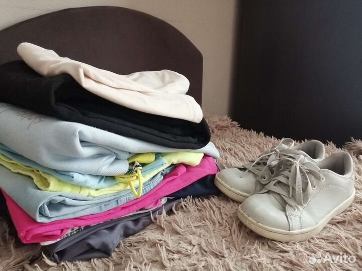 Вещи пакетом на девочку 9-10 лет