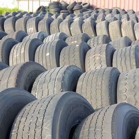 Грузовая шина бу 385 65 22.5 Goodyear Kmax