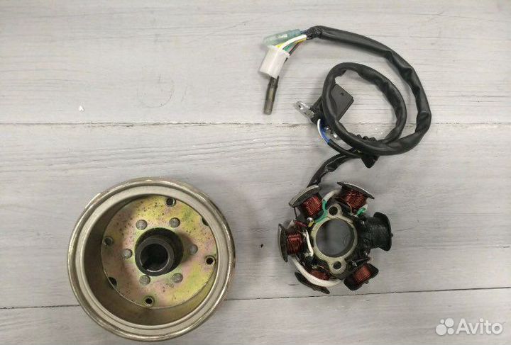 Генератор в сборе 152 QMI 157 QMJ скутер квадро мо