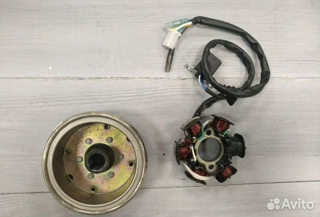 Генератор в сборе 152 QMI 157 QMJ скутер квадро мо