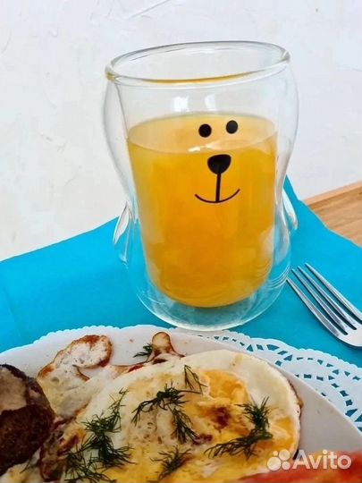 Стакан мишка с двойным дном