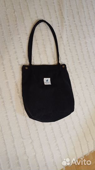 Сумка шопер вельветовая