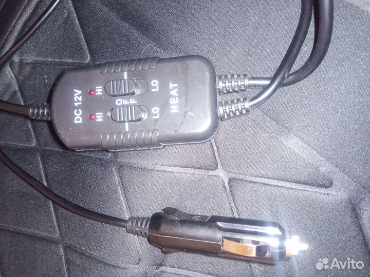 Накидки на сидения с подогревом 2шт