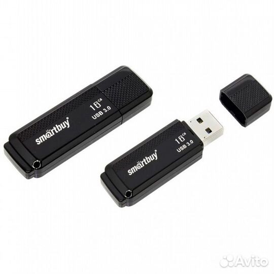 Флешка Smart Buy USB 3.0 16GB Dock Black