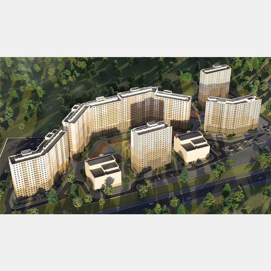 1-к. квартира, 38,3 м², 2/17 эт.