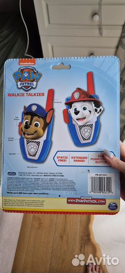 Рации щенячий патруль kiddesigns