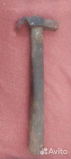 Старинный антикварный кованный молоток