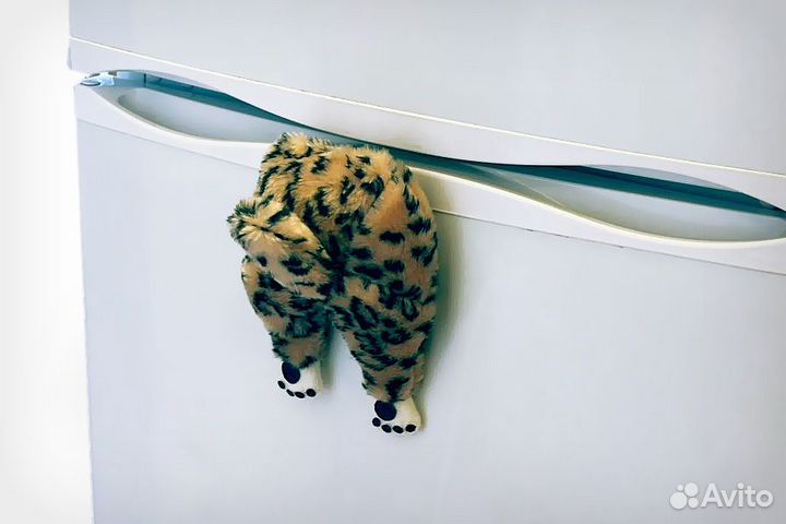 Магнит Застрявший кот в холодильнике