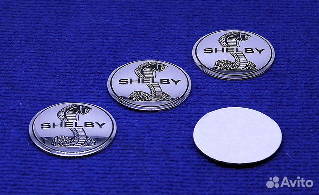 Комплект 3D наклеек диска Ford Shelby Mustang 56 м
