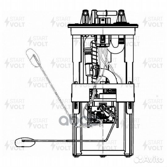 Модуль топливного насоса для а/м Hyundai Santa