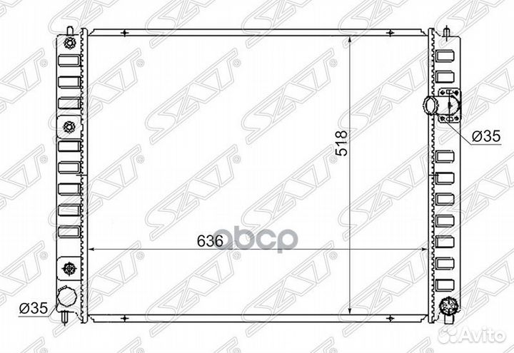 Радиатор Infiniti FX35 08-12 / EX25 11-13 / EX35