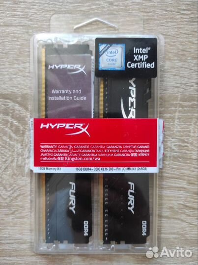 Оперативная память ddr4 16gb kingston