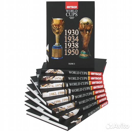 Все чемпионаты мира по футболу с 1930 по 2010 гг