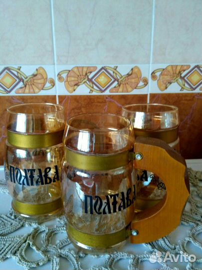 Бакалы для пива, кружки