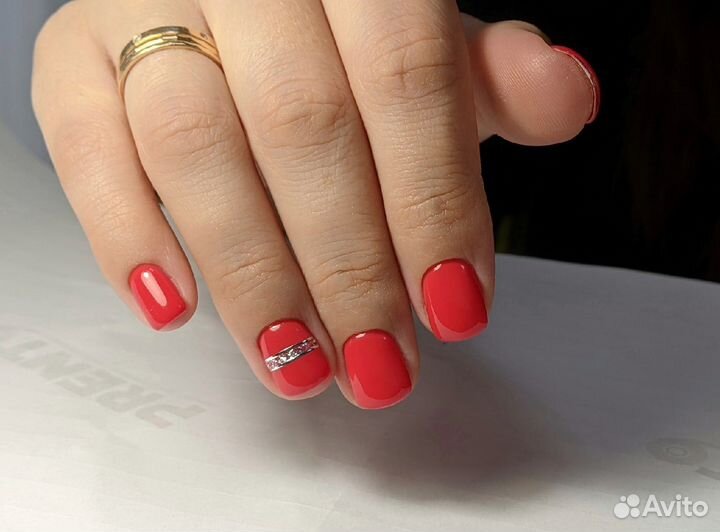 Маникюр покрытие ногтей гелем лаком