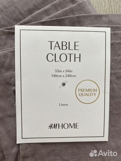 Новые льняные скатерти h&m