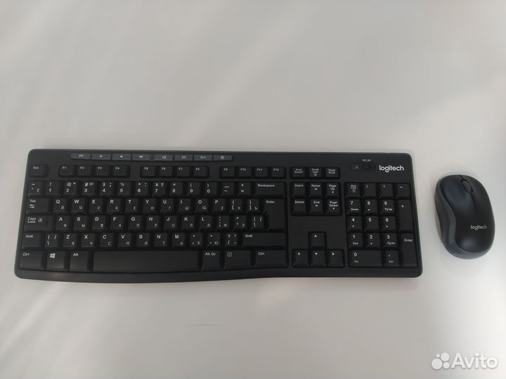 Беспроводная клавиатура и мышь Logitech