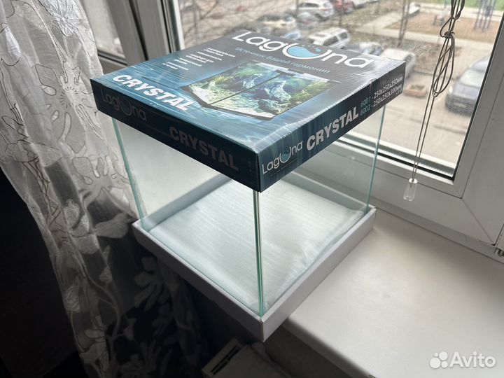 Новый аквариум 15 л laguna crystal