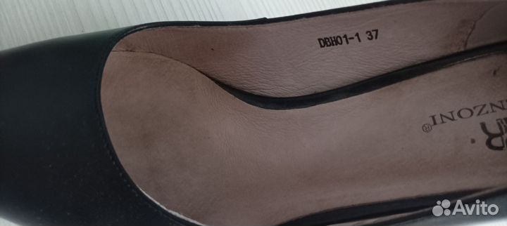 Туфли женские кожаные 37 размер