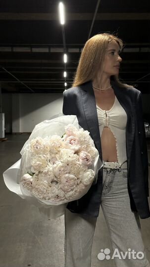 Пионы букет