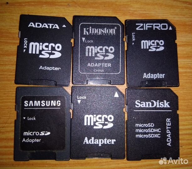 Переходник с microSD на обычную SD