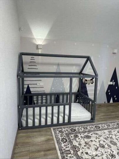 Детская кровать напольная Монтессори